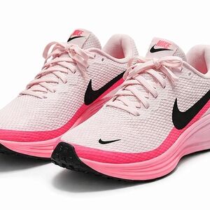 Nike Women's Pink and Black Sneakers